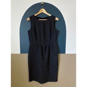 Vintage Petite Lanz bow back sleeveless little black dress